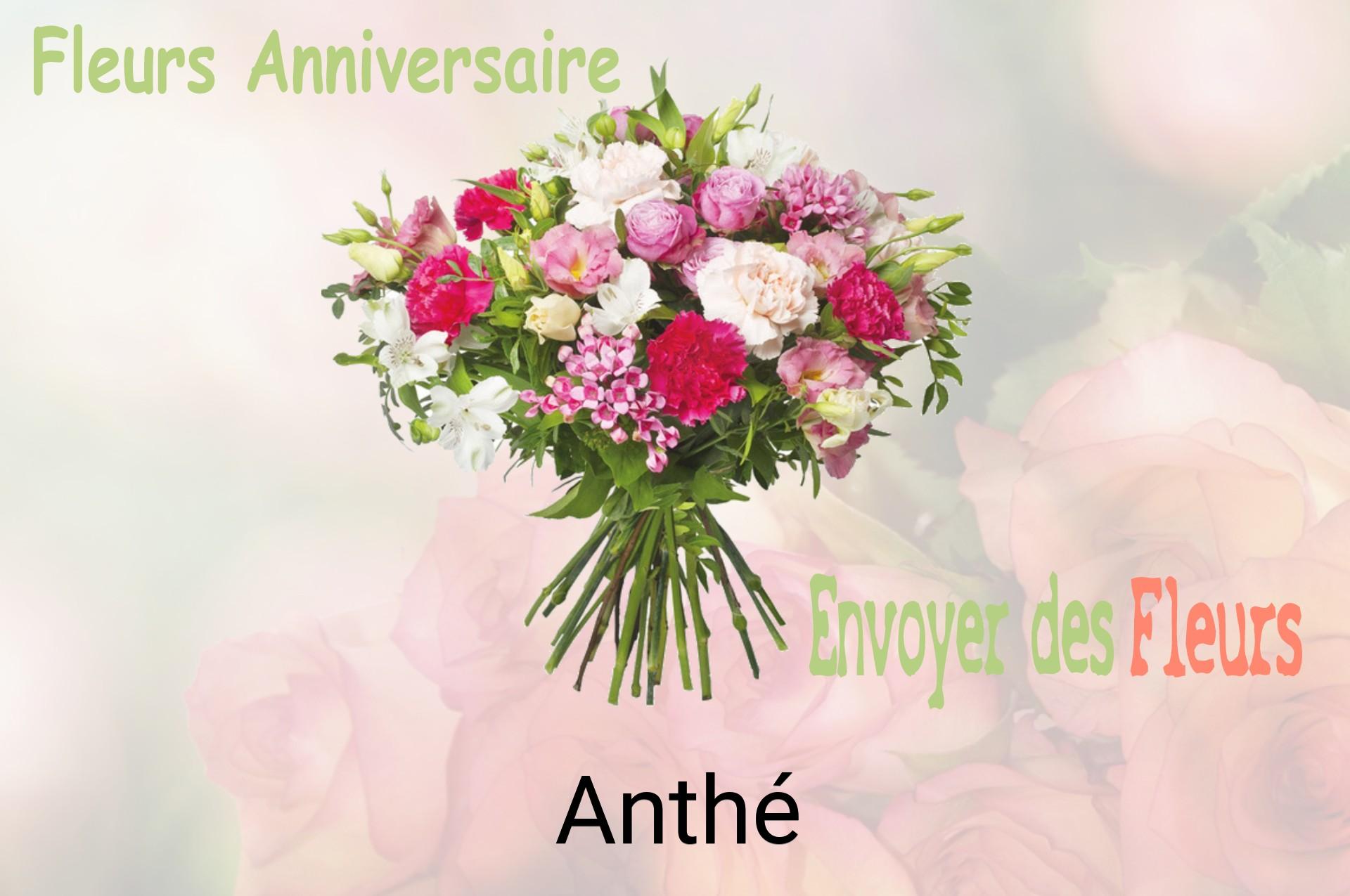 Bouquet de fleurs d’anniversaire livré à Anthé